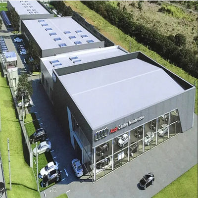 Estrutura de aço leve pré-fabricado de armazenamento de metal Edifício Sala de exposições