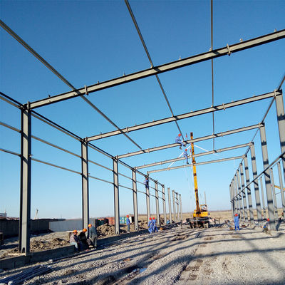 CE Estrutura de aço de hangar de portal de estrutura de aço pré-mecânica hangar