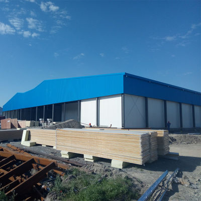 CE Estrutura de aço de hangar de portal de estrutura de aço pré-mecânica hangar