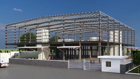Construção de estruturas de aço de alta intensidade