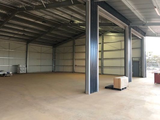 100% de aço reciclado estrutura de edifício de armazém com layout flexível