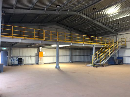 100% de aço reciclado estrutura de edifício de armazém com layout flexível