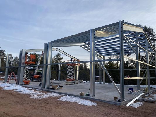 Q235B Construção de estruturas pré-fabricadas de aço Certificado SGS para oficina
