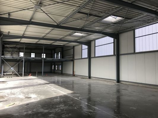 Edifícios de metal galvanizado Oficina Estrutura de aço Certificado ISO