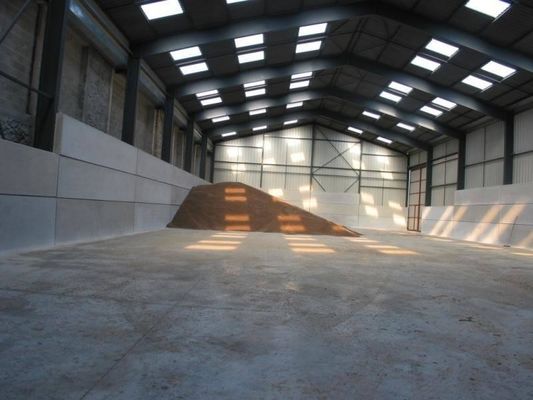 Estrutura de aço Hangar pré-fabricado laminado a quente galvanizado Edifício de armazém
