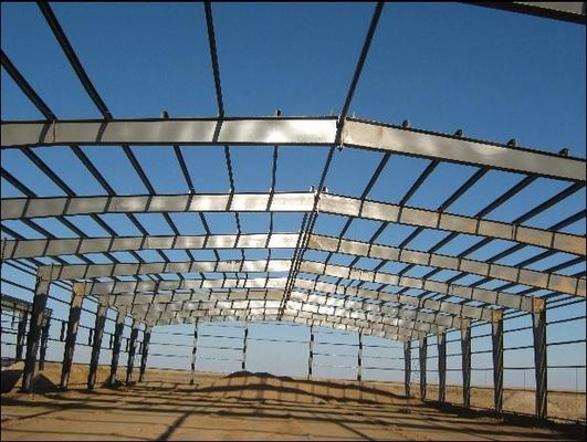 Estrutura de aço Hangar pré-fabricado laminado a quente galvanizado Edifício de armazém