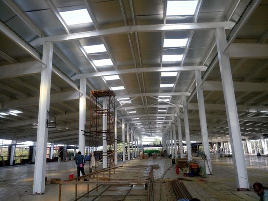 Estrutura de aço Hangar pré-fabricado laminado a quente galvanizado Edifício de armazém