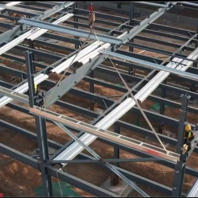 Edifício de escritórios de estruturas pré-fabricadas de aço para trabalho e vida