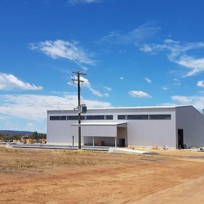 Oficina de aço ecológico com acabamento de vela revestido com PVDF / PVC