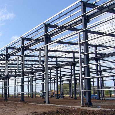 Estrutura de oficina de aço ecológica com suporte de joelho de aço angular