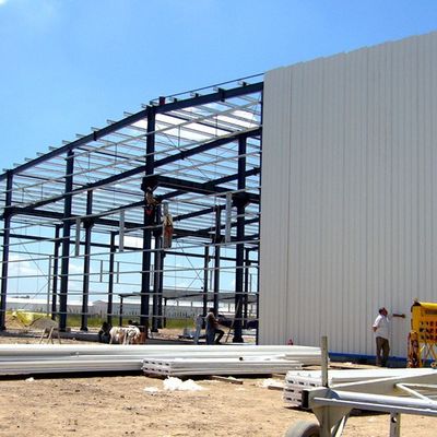 Estrutura de oficina de aço ecológica com suporte de joelho de aço angular