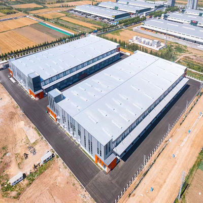 Edifício de estruturas de aço pré-construídas / galpões de aço estruturais com montagem fácil e durabilidade