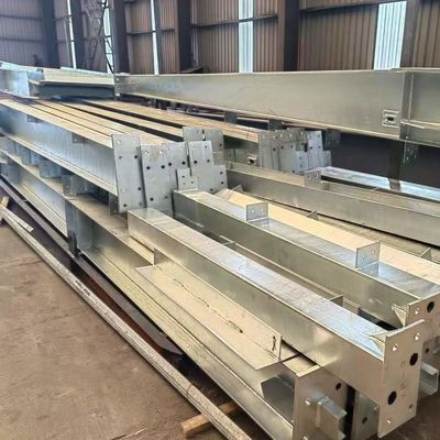 Oficina de estruturas de aço à prova d'água e fogo de baixo carbono Oficina de metal pré-fabricado