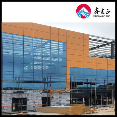 Construções industriais de estruturas pré-fabricadas de aço