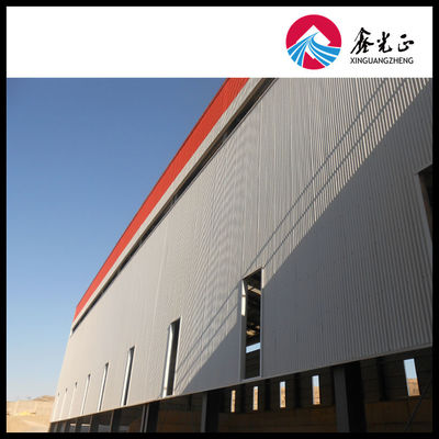Epoxy Rich Zinc Primer Finished Prefab Warehouse com H Steel Main Steel Frame