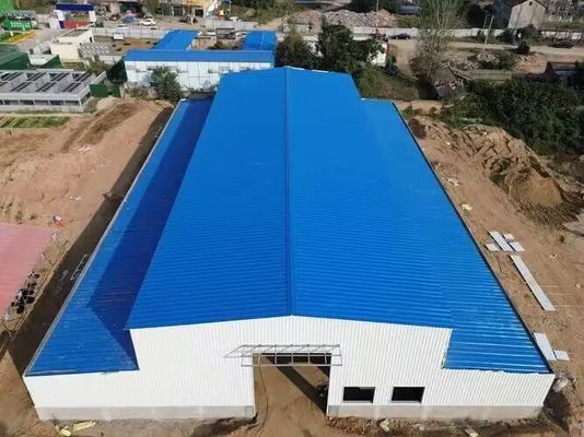 Oficina de armazenagem de estruturas pré-fabricadas de aço