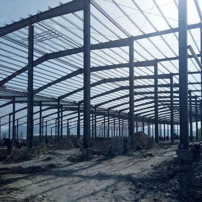 Oficina de estruturas de aço pré-fabricadas de construção personalizada com painel à prova de fogo