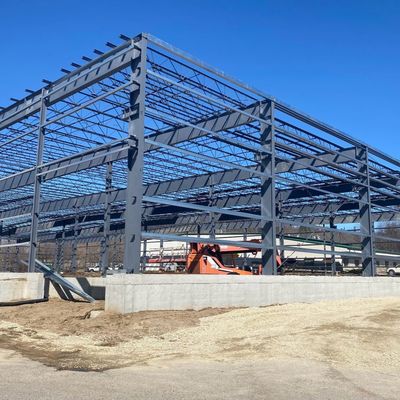 Construção de estruturas modernas de aço Construção de armazéns industriais de aço galvanizado