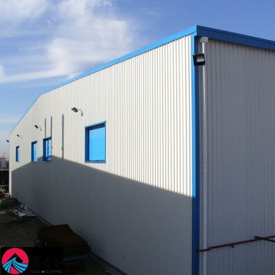 Armazém de estruturas de aço pré-fabricadas personalizáveis com aço metálico galvanizado para grandes oficinas de construção