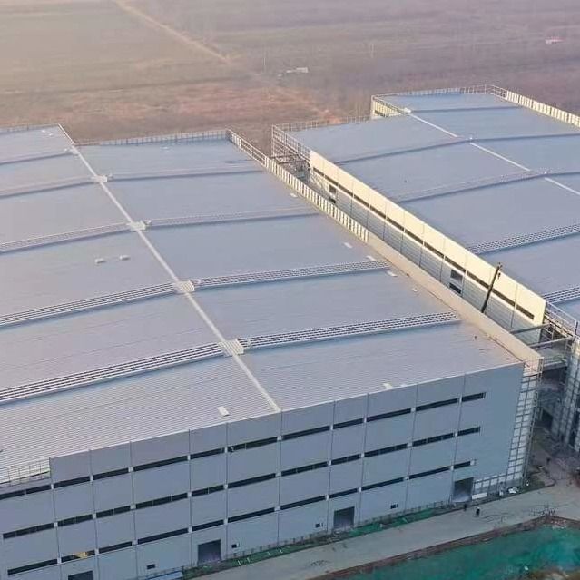 Edifício de Armazém de Metal Prefabricado Resistente à Corrosão OEM Com Portal Frame