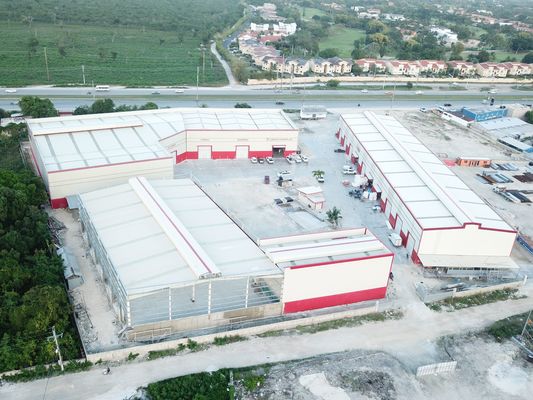 Construção de estruturas de aço sólido pré-fabricado Construção econômica de aço Armazém