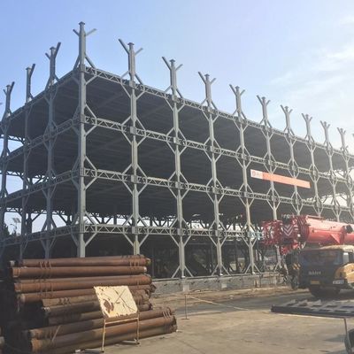 Construção Prefabricada de Metal Resistente a Terremotos Estrutura de Aço OEM