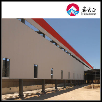 Epoxy Rich Zinc Primer Finished Prefab Warehouse com H Steel Main Steel Frame