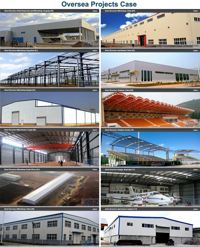 ODM Casas pré-fabricadas de aço Painel de sanduíche Edifícios pré-fabricados de metal 5