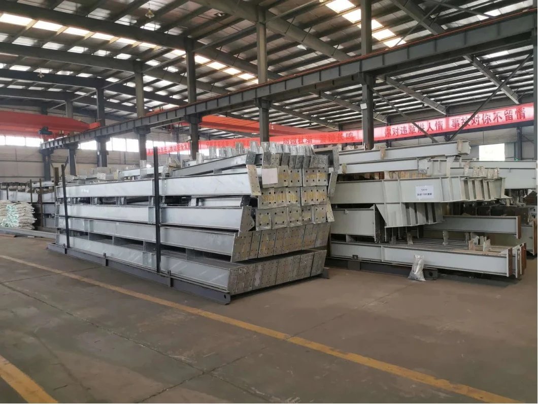 Q235 Oficina de estruturas de aço Armazém de metais pré-fabricados Certificado SGS 7