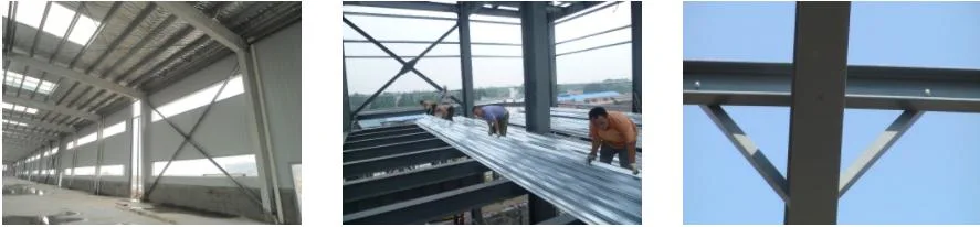 100% de aço reciclado estrutura de edifício de armazém com layout flexível 2