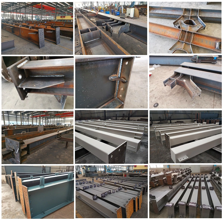 Edifícios de metal galvanizado Oficina Estrutura de aço Certificado ISO 2