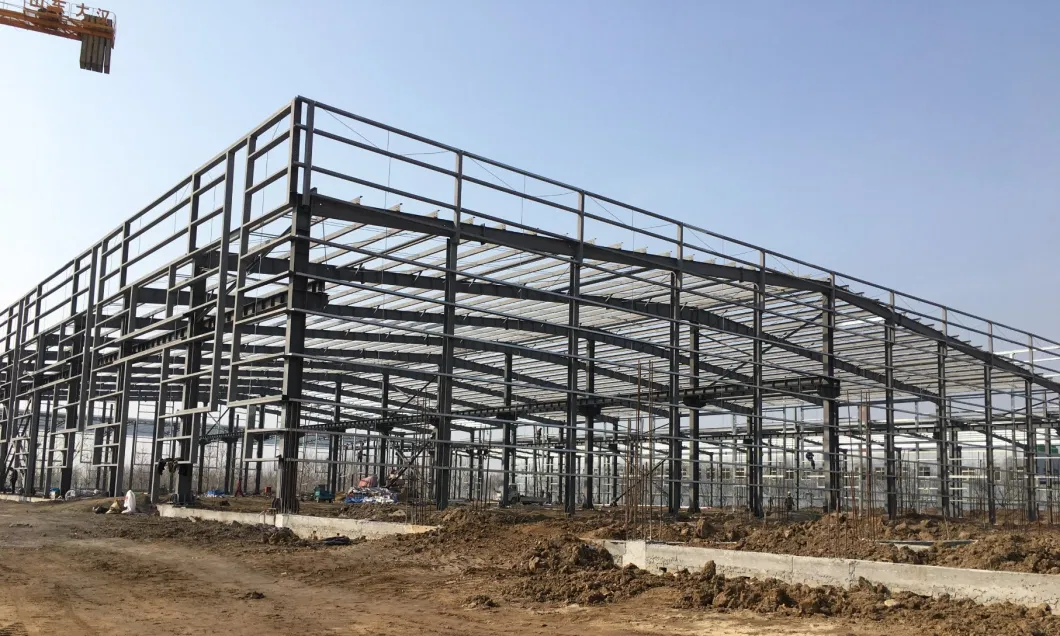 H Secção Armazém de aço Construção Armazém de aço industrial leve 0