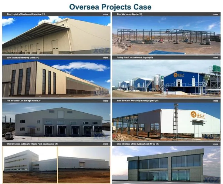 Preço de fábrica Oficina de estruturas de aço e pré-fabricação de estruturas de aço 4