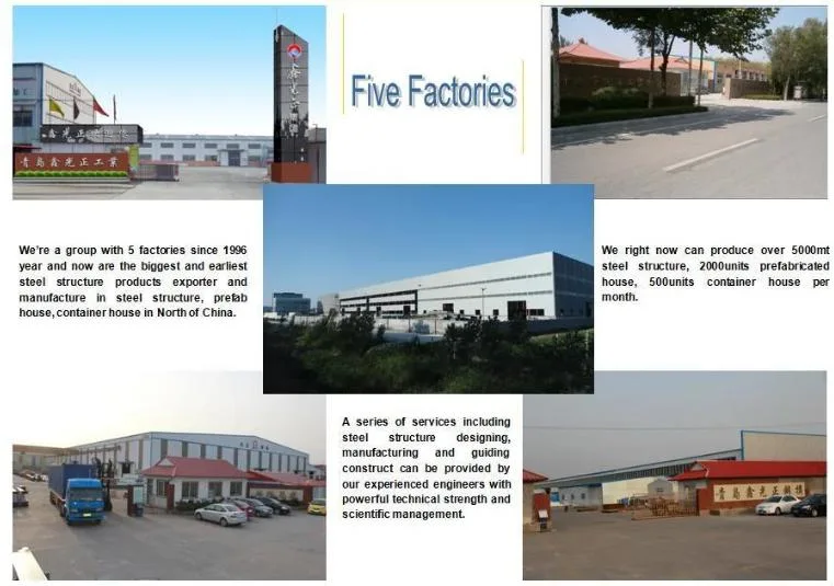 Preço de fábrica Oficina de estruturas de aço e pré-fabricação de estruturas de aço 8