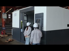 Armazém de aço de grande capacidade com painel de parede e janelas de alumínio